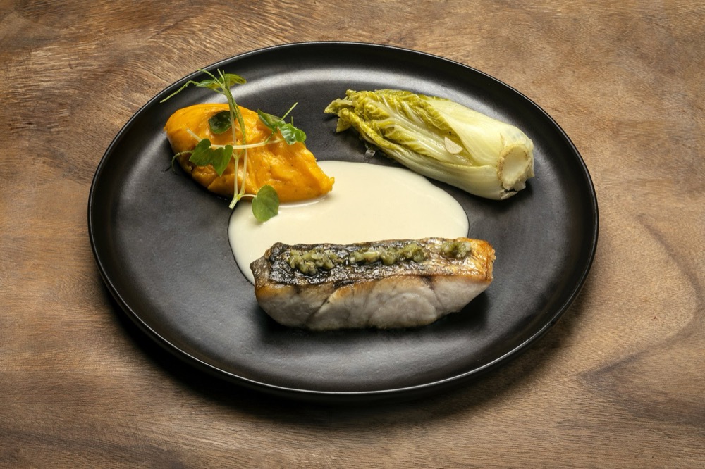 French dish plated at Bouchon